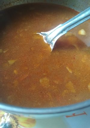 A picture of Chana soup.