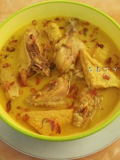Foto resep Opor ayam tahu
