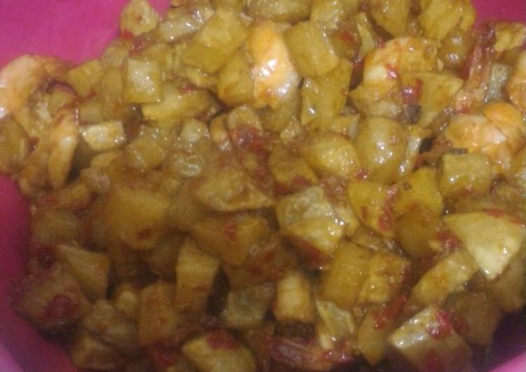 Cara Gampang Membuat Sambal goreng kentang udang Anti Gagal