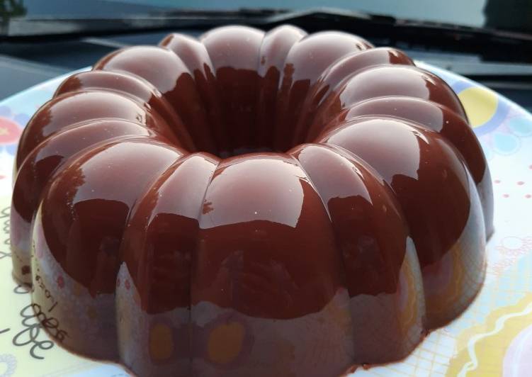 Puding coklat