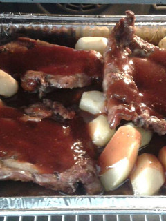 Una foto de Costillas con salsa de miel