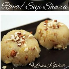 A picture of Suji/Rava/Semolina Sheera:.