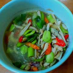 A picture of Sambal teri petai iris.