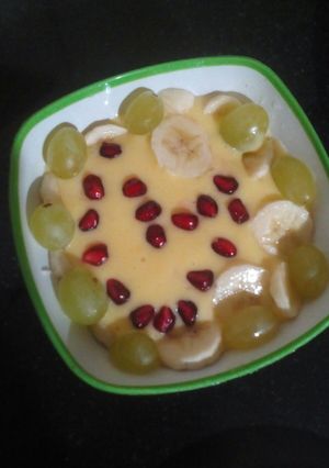 A picture of Fruit custard.