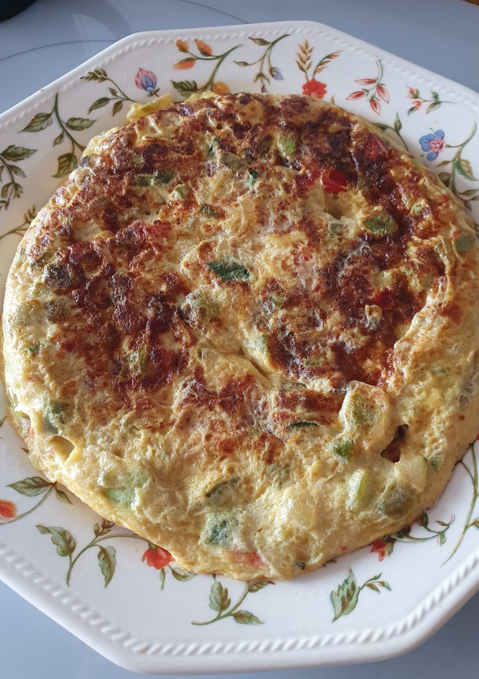 Una foto de Tortilla jardinera