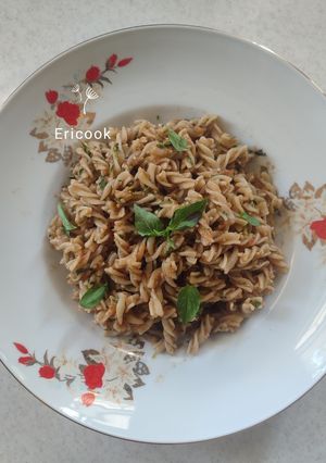 عکسی از دستور پاستا بادمجان کبابی