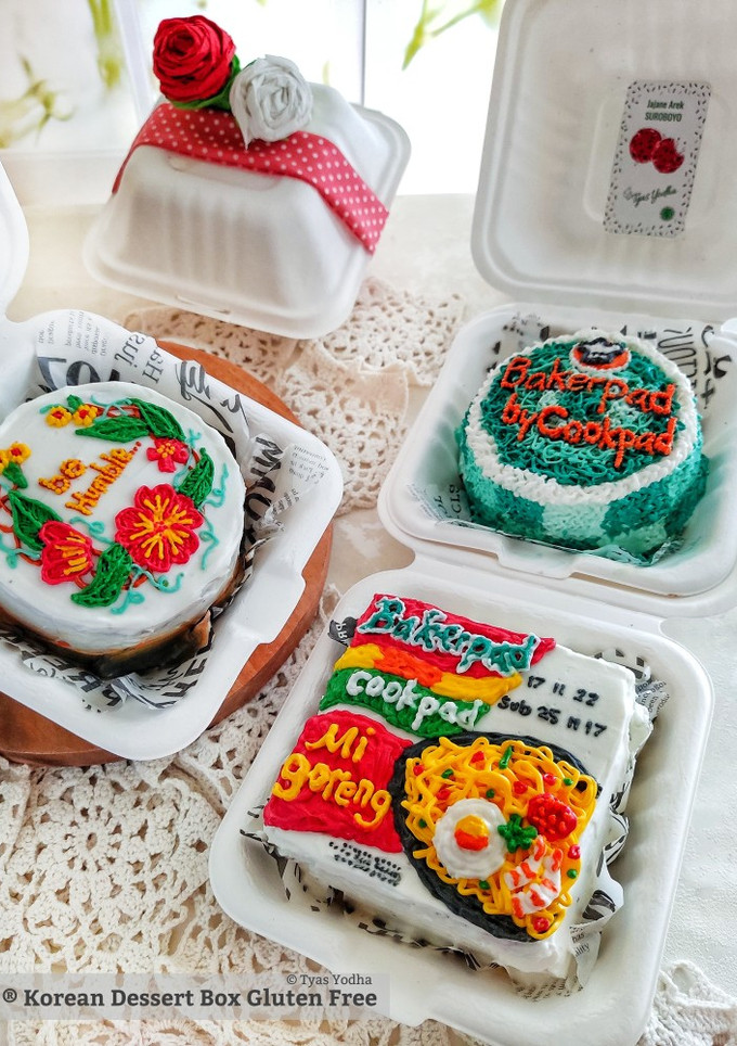 Foto resep Korean Dessert Box (Gluten Free)