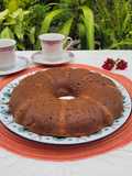 Budín especiado de durazno