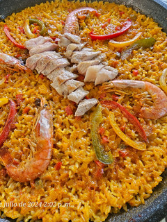 Una foto de Arroz de secreto con un toque mexicano