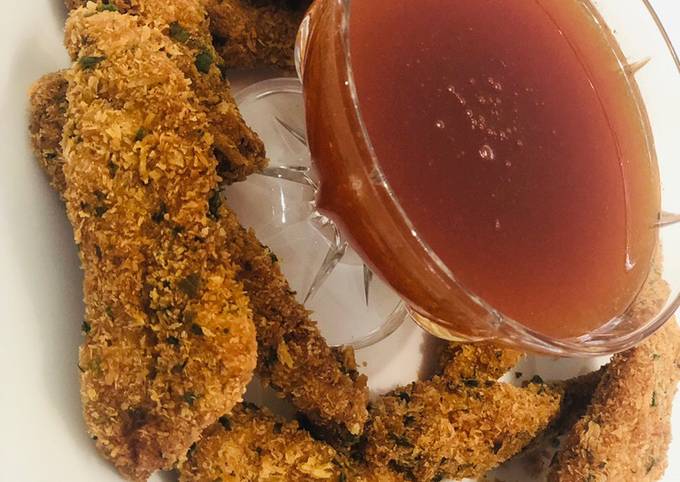 Crunchy coconut & Panko chicken strips