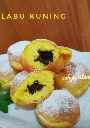 Foto resep Donat labu kuning lembut