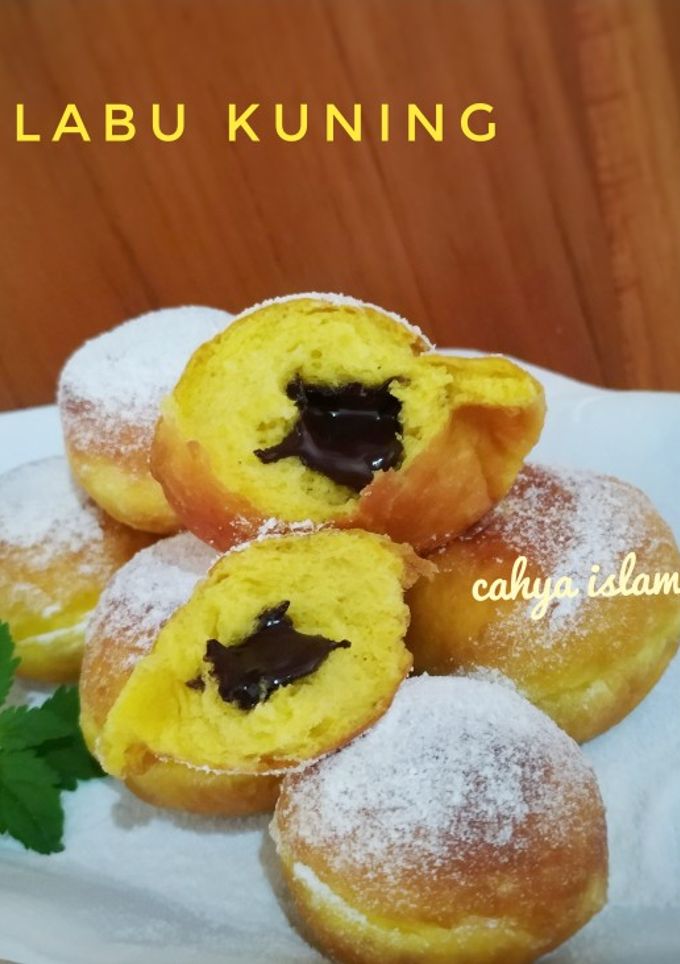Foto resep Donat labu kuning lembut
