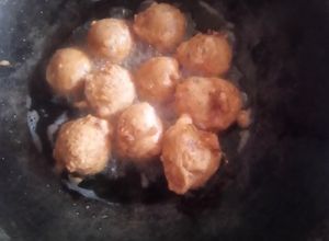 Foto resep Bola bola kornet ayam ketofy #ketopad