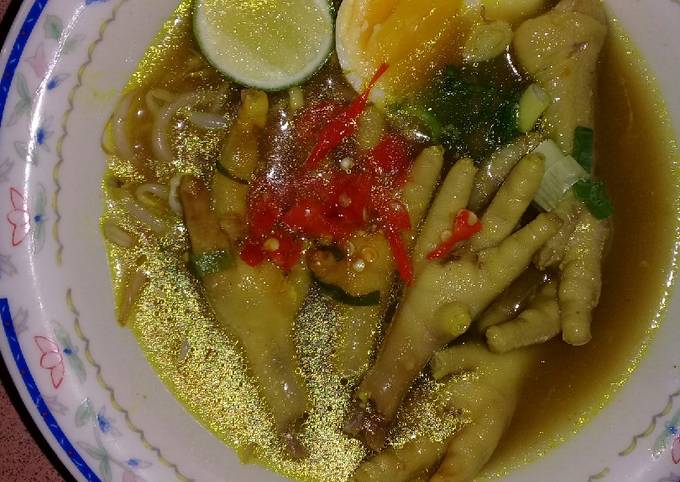 Soto ceker ayam