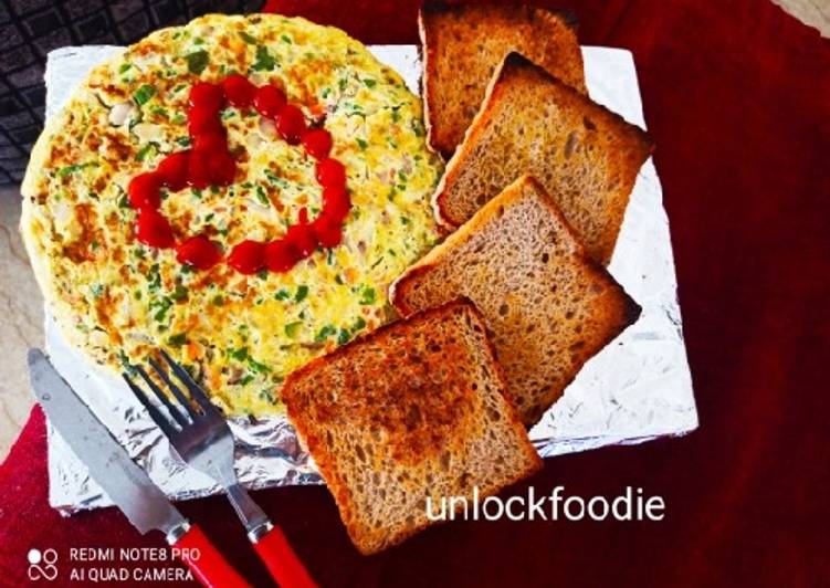 Recipe of Great Vegetable Egg Omelette | This is Recipe So Easy You Must Undertake Now !!