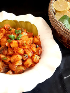عکسی از دستور آلو شیملا (خوراک ساده هندی)😋