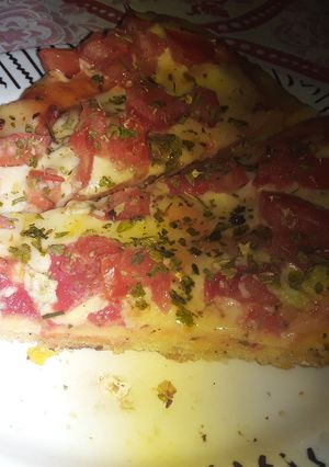 Una foto de Masa de pizza batida con soda 🍕🍕
