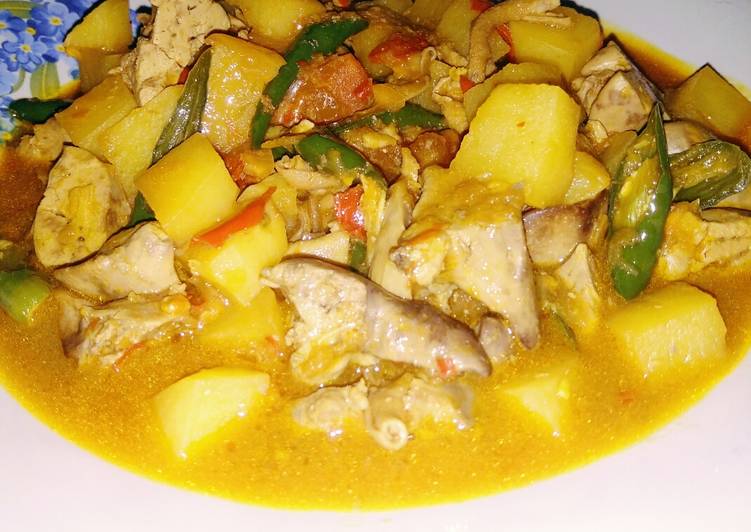 Cara Gampang Membuat Ati Ampela Kentang Saus Tiram, Enak