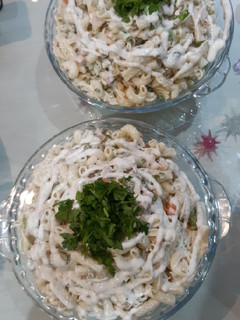 عکسی از دستور سالاد ماکارونی
