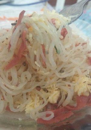 Foto resep Spaghetti aglio olio keto version