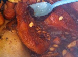 Una foto de Calabaza en dulce con camote