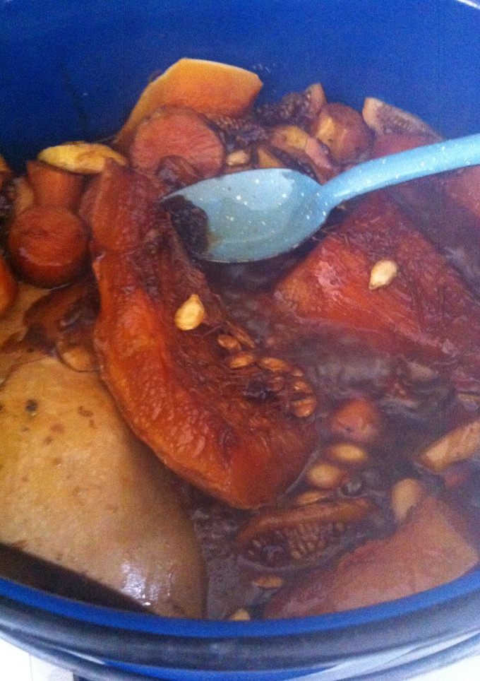 Una foto de Calabaza en dulce con camote