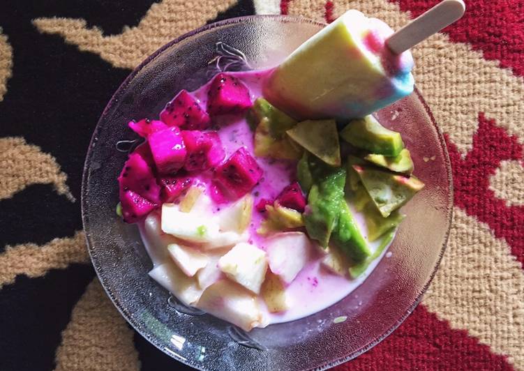 Resep Salad Buah Es Krim, Lezat