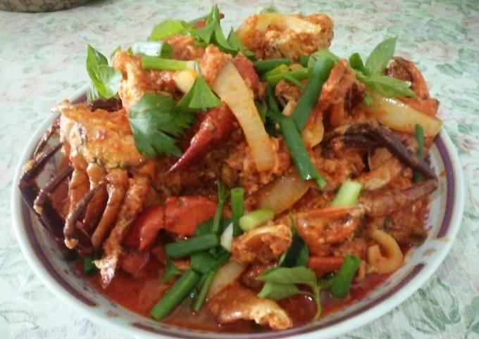 Kepiting saos padang