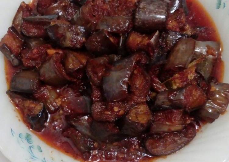 Terong balado pedas manis