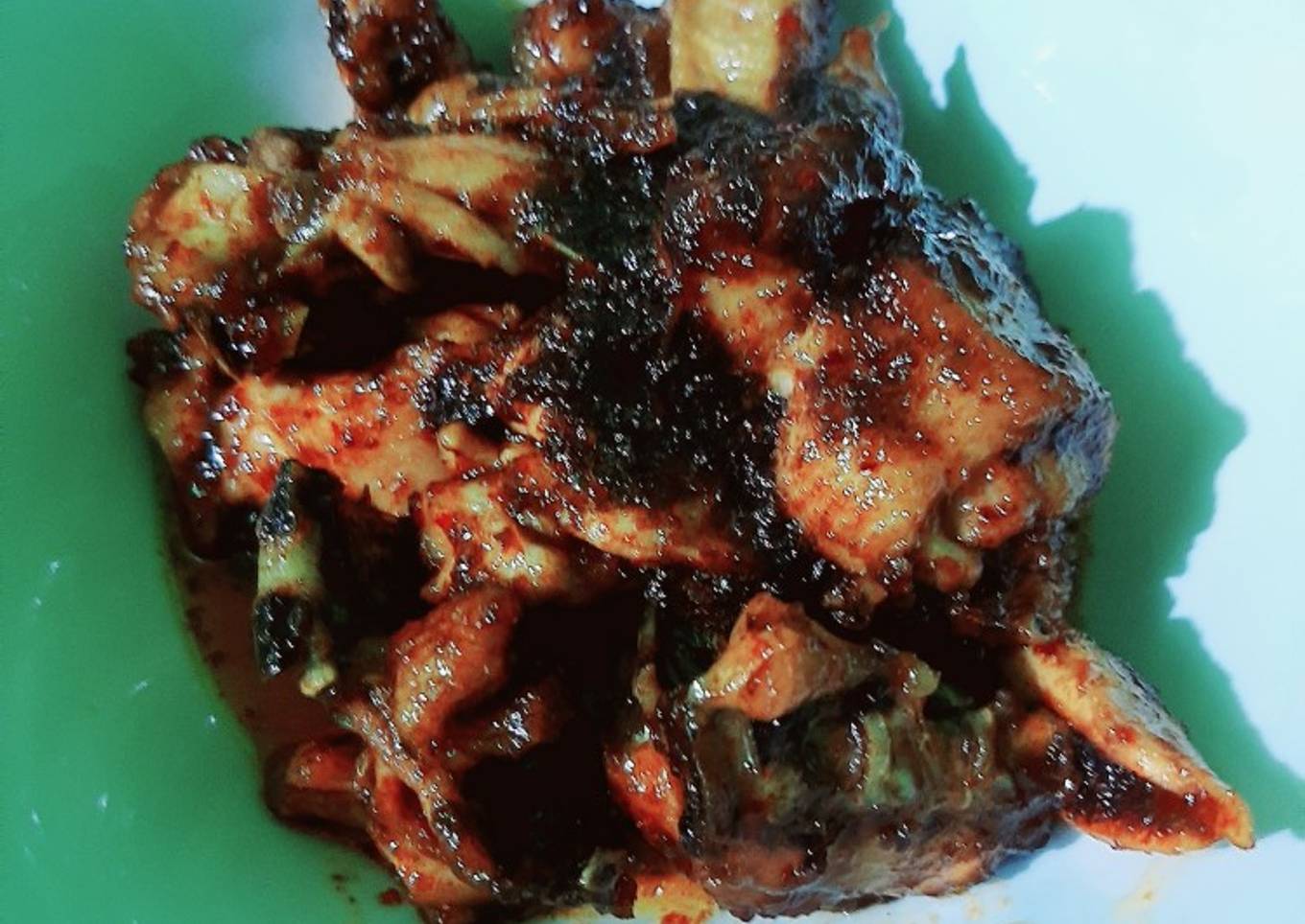 Ayam sambal cabe abon
