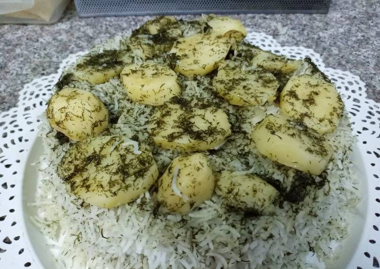 Steps to Make Perfect Dil pilau Persian rice