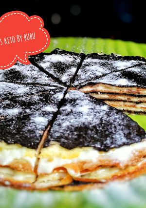 Foto resep Mille crepes keto By bubu