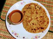 A picture of aalu paratha