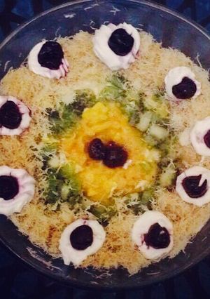 صورة لوصفة كنافة بالمانجو🍋🍒