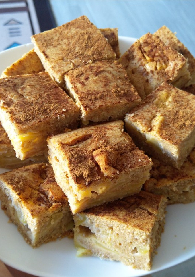 Una foto de Bizcocho con harina de espelta y manzana