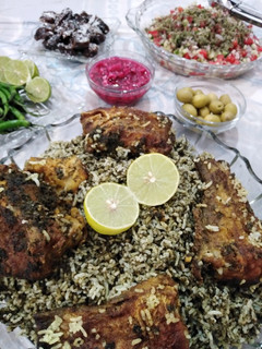 عکسی از دستور ته چین ماهی