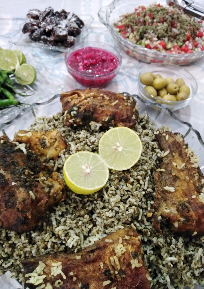 عکسی از دستور ته چین ماهی