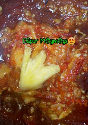 Foto resep Sambal nanas/penyet nanas