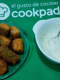 Una foto de Nuggets de salmón