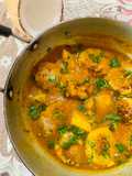 Nadia Bara Tarkari (Coconut dumplings curry)