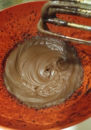 Una foto de Ganache sin crema de leche
