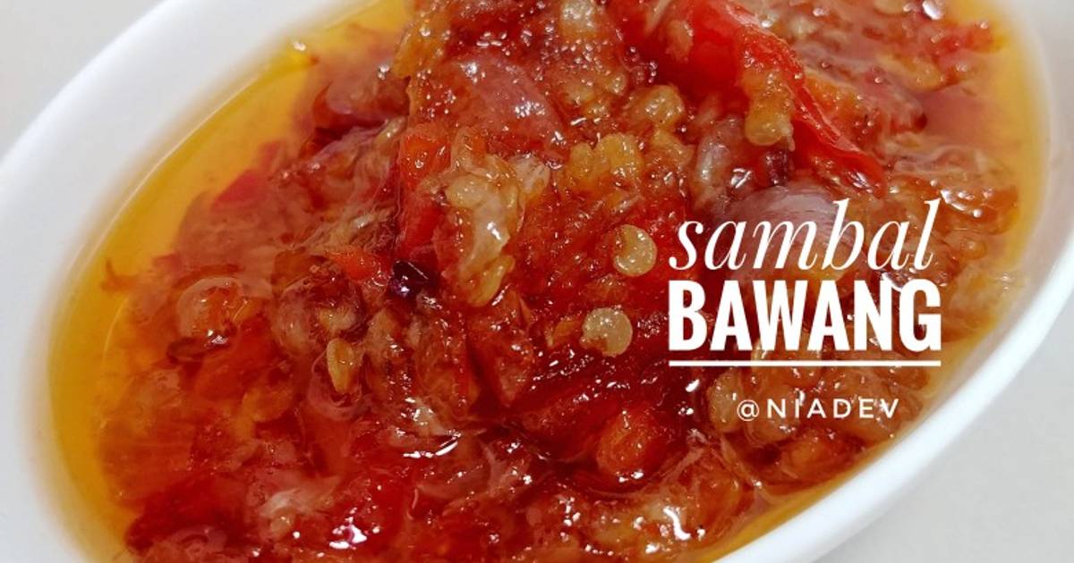 Resep Sambal Bawang Oleh Nia Devi Cookpad