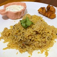 A picture of Chicken Biryani.