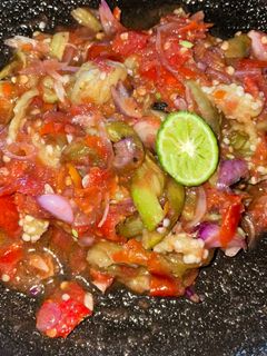 Foto resep Beberok terong/ pelecing terong