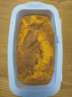 Una foto de Budín de calabaza y naranja