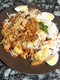 Chicken tikka biryani