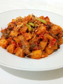 Foto resep Sambal Goreng Kentang Ati Balado