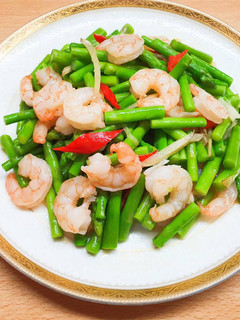 蘆筍炒蝦仁 的食譜成品照片