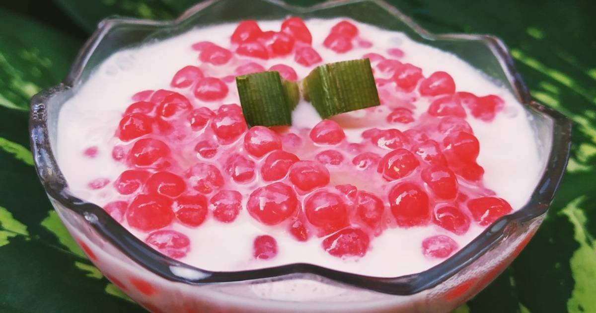 Resep Bubur Sagu Mutiara Simpel Oleh Hayati Ms Cookpad