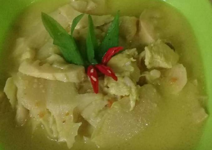 Cara Buat Rebung kuah santan Bahan Sederhana